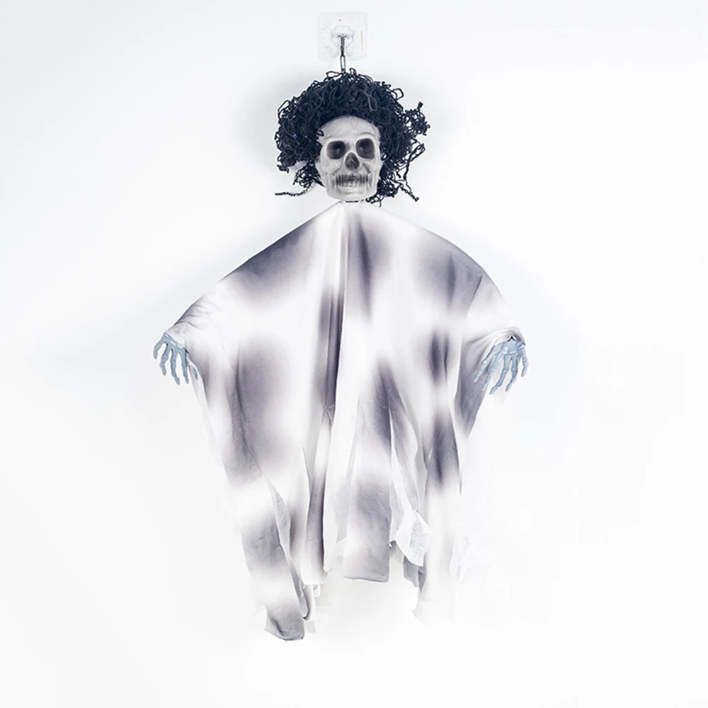 Новый жуткий скелет лицо Висячие призрак украшения-ужастики для хеллоуина дом с
