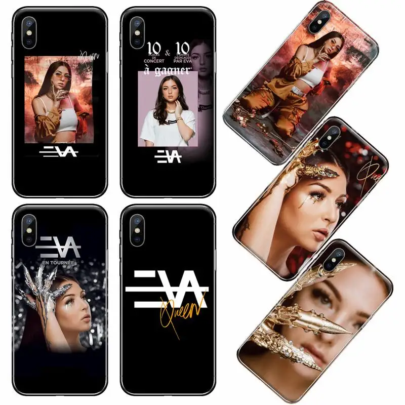 

Eva queen singer Phone Case Transparent soft For iphone 12 11 13 7 8 6 s plus x xs xr pro max mini