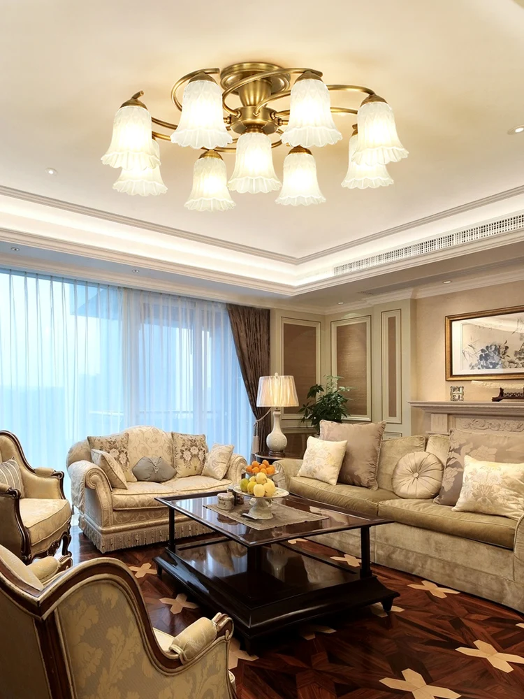 FSS современный романтичный потолочный светильник в форме цветка светодиодный