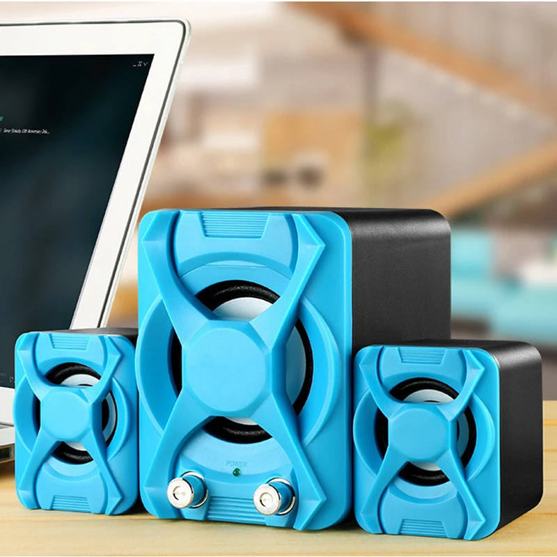 Портативная колонка с двухчастотным каналом и USB интерфейсом питания для