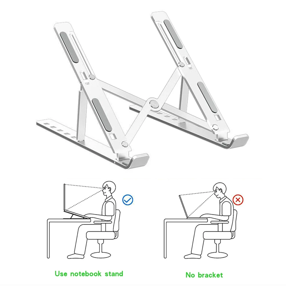 Подставка для ноутбука из алюминиевого сплава складной кронштейн компьютера 6