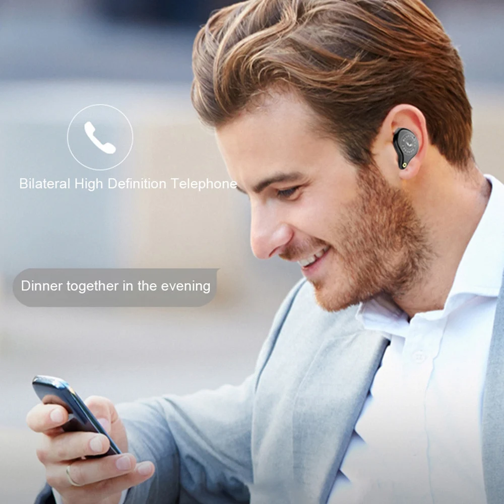 TWS Bluetooth 5,0 наушники беспроводные наушники игровая гарнитура CVC 8,0 наушники с шумоподавлением IPX7 водонепроницаемый 3600 внешний аккумулятор