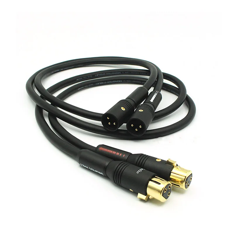 Кабель Colleimage Hifi XLR Pure OCC аудиокабель с высококачественным штекером из углеродного