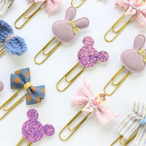 Domikee новые милые корейские офисные и школьные металлические зажимы для бумаги, конфеты, kawaii, школьные канцелярские принадлежности ручной работы с указателями