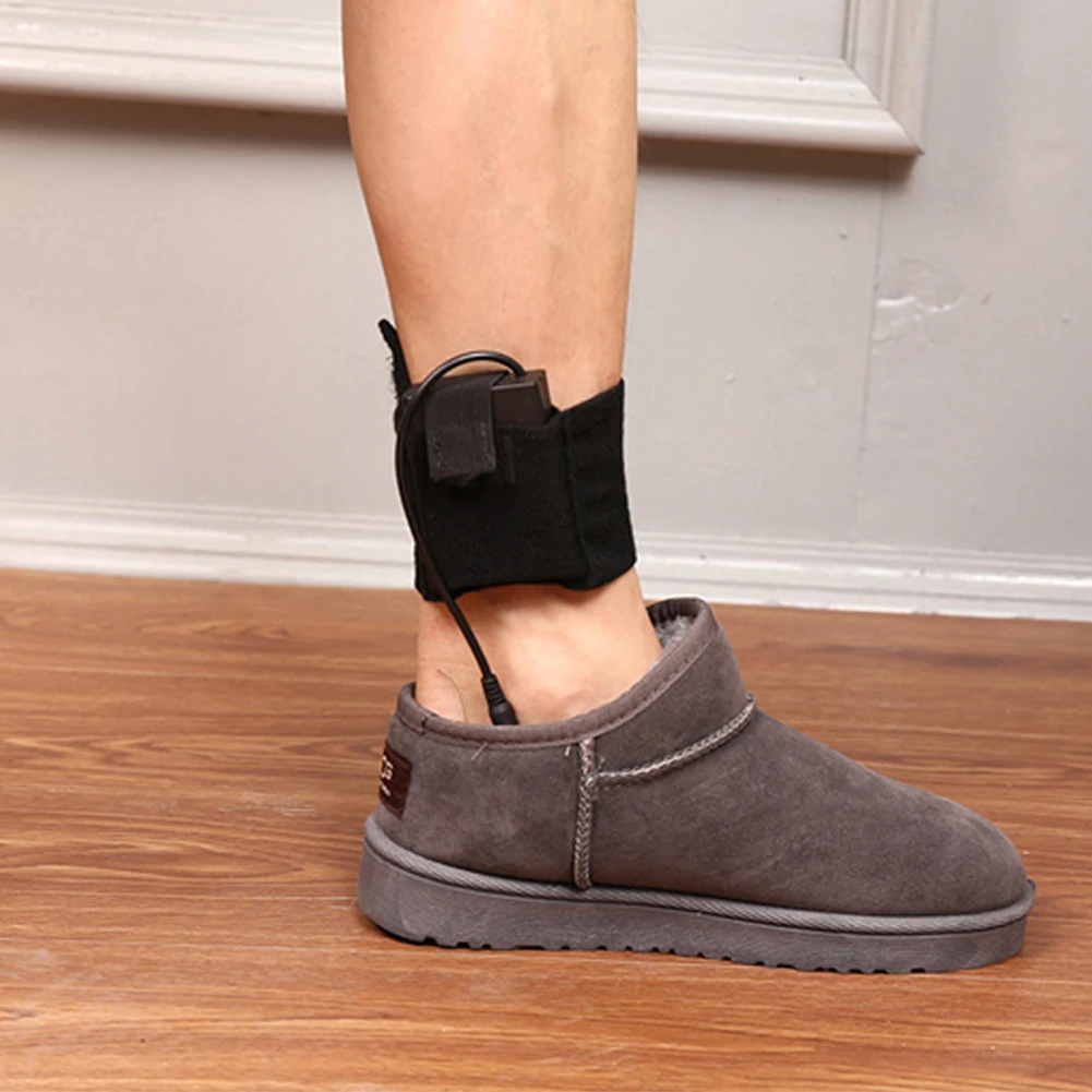 

1 Pair Foot Carbon Fiber Battery Powered Outdoor Sports Accessories Shoe Warm Insoles Soft Electric Heated Ultra-thin Men Women