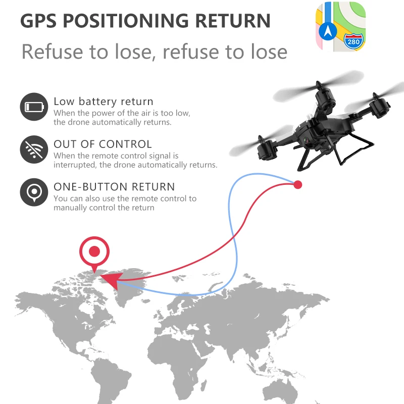 KY601G GPS дрона с дистанционным управлением 4K 5G WI-FI FPV 1000 метров передача изображения