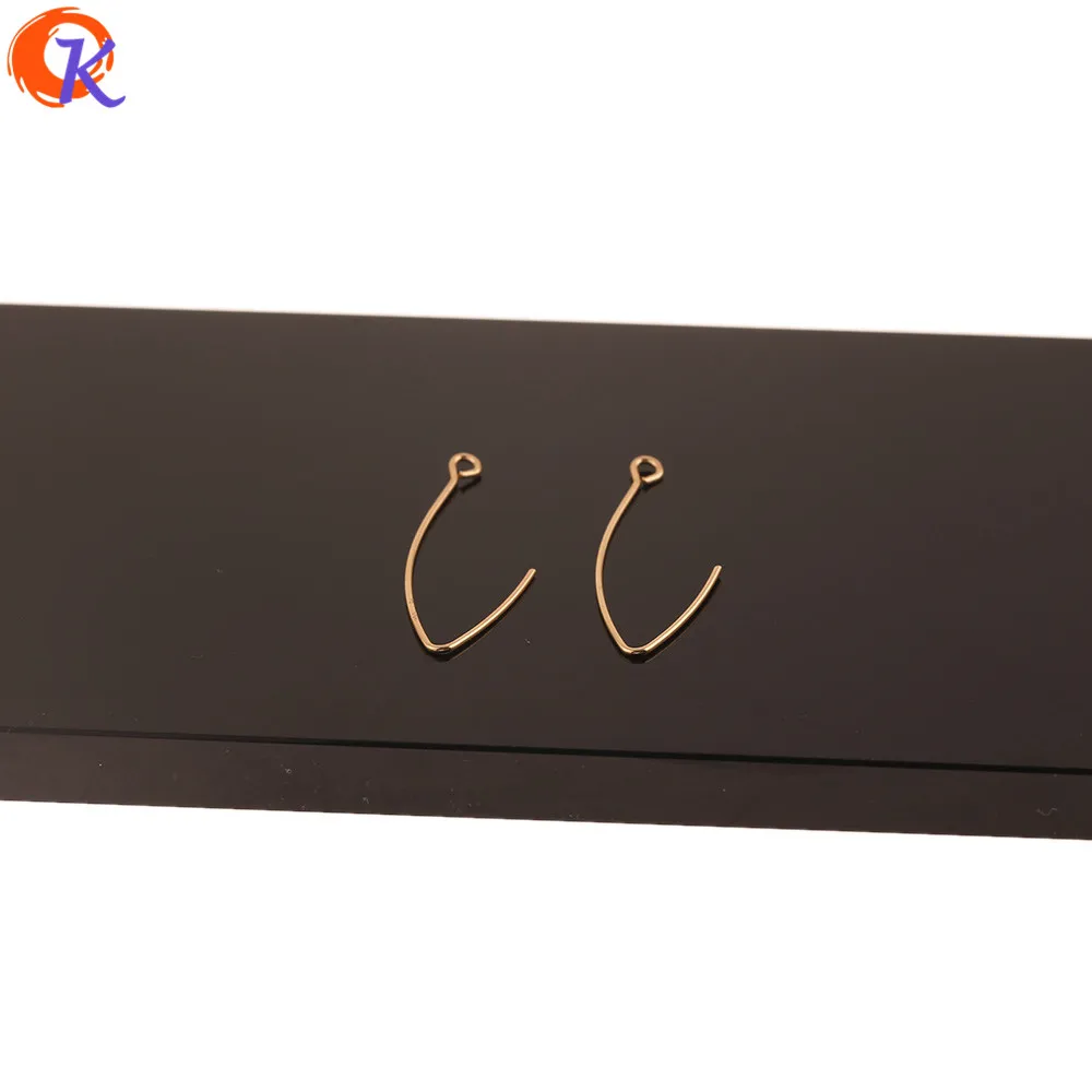 

Cordial Design 200Pcs 12*35MM Jewelry Accessories/Hand Made/DIY/Genuine Gold Plating/Earring Hooks/Jewelry Findings Component