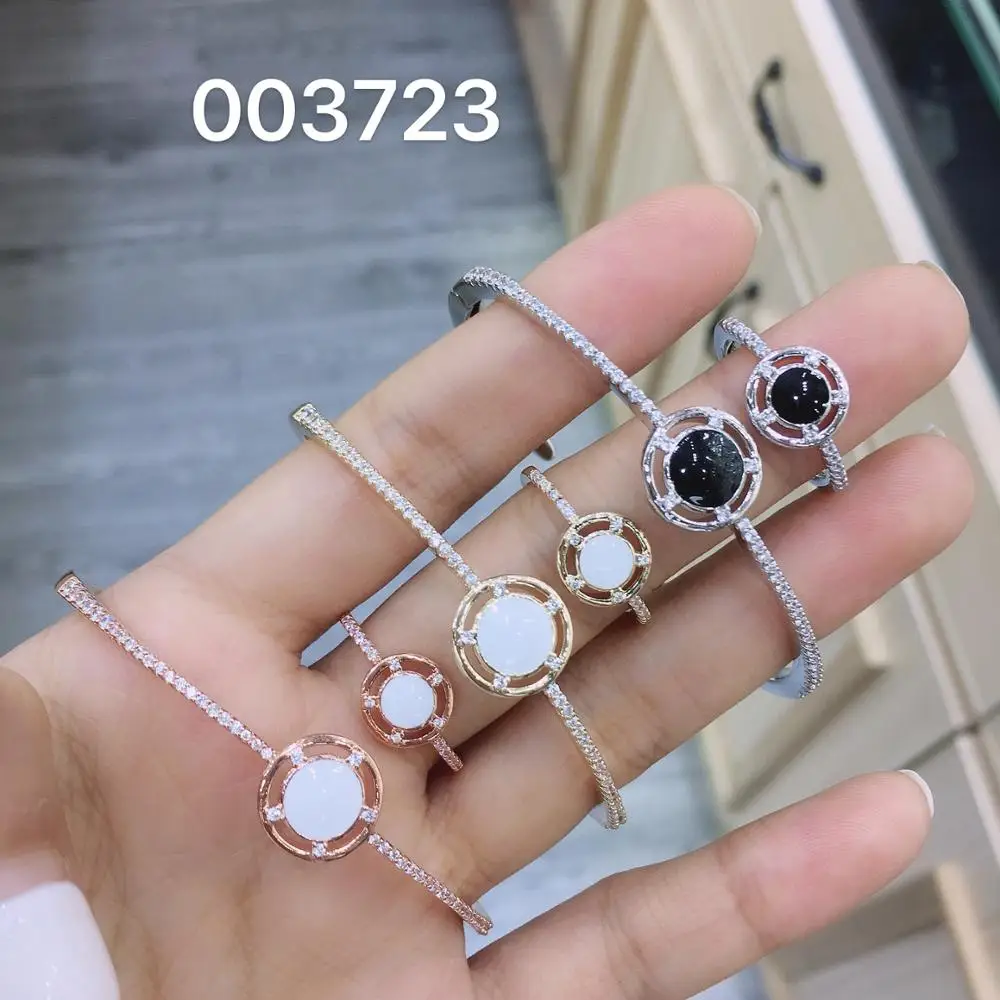 TIRIM 2020 Новый Модный Круглый тонкий браслет кольцо для женщин Капельное масло