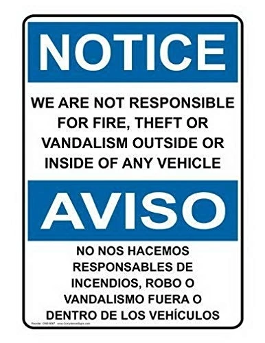 

Notice Sign Metal Signs Funny Yard Sign for Outdoors Warning Signs Tin Plate Poster x with PoliciesRegulations