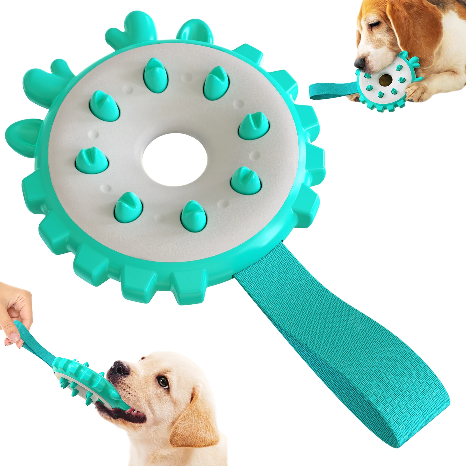 

Dog Toy Flying Saucer Resistant To Bite Molar Small and Medium-Sized Dogs Relieve Boredom Training Interactive Ring Pet Supplies