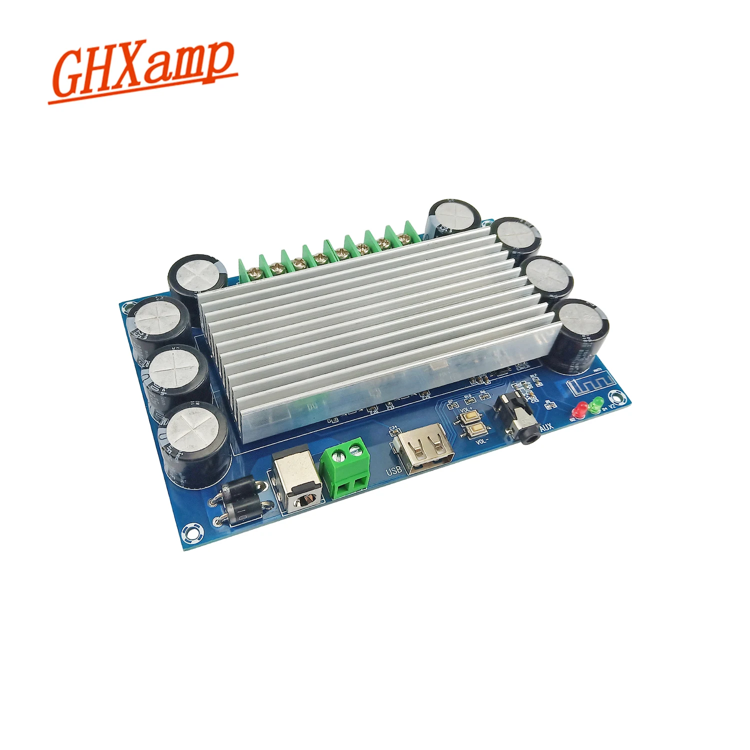 

TDA7388 50W*4 Car Amplifier Audio Board Professional HD Cinema Audio Amplifier Bluetooth-compatible AUX+USB