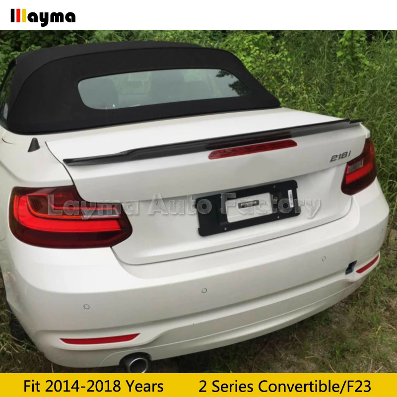 Стильный спойлер C74 для заднего багажника из углеродного волокна BMW 2 серии