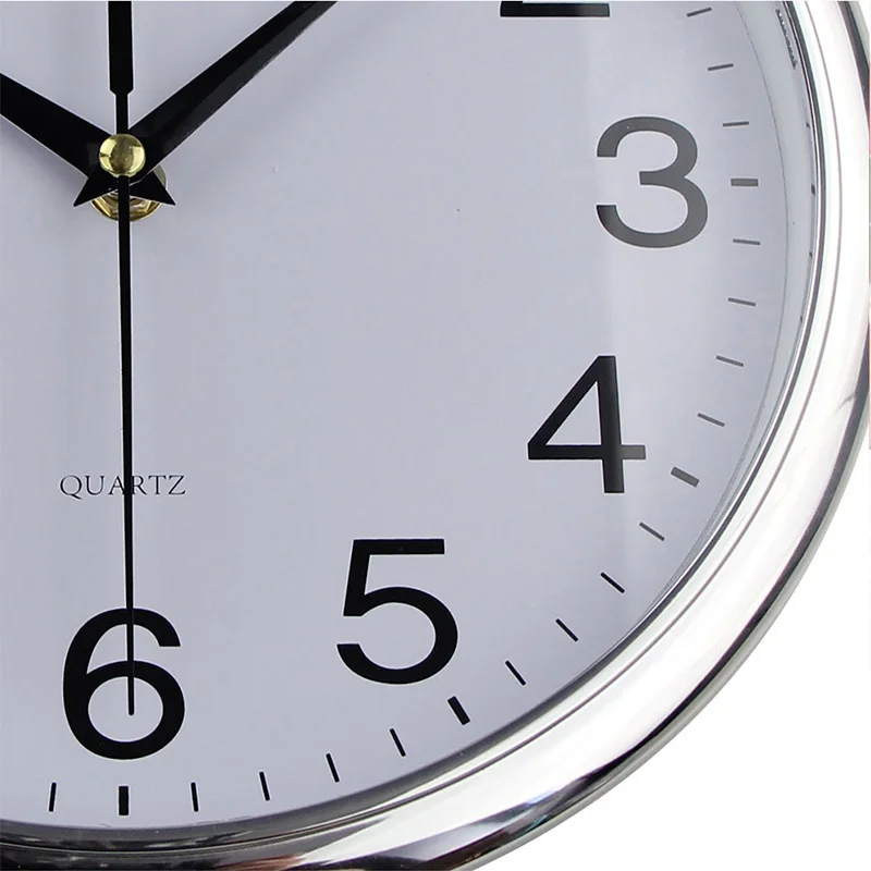 Классические винтажные круглые Настенные часы современные пластиковые