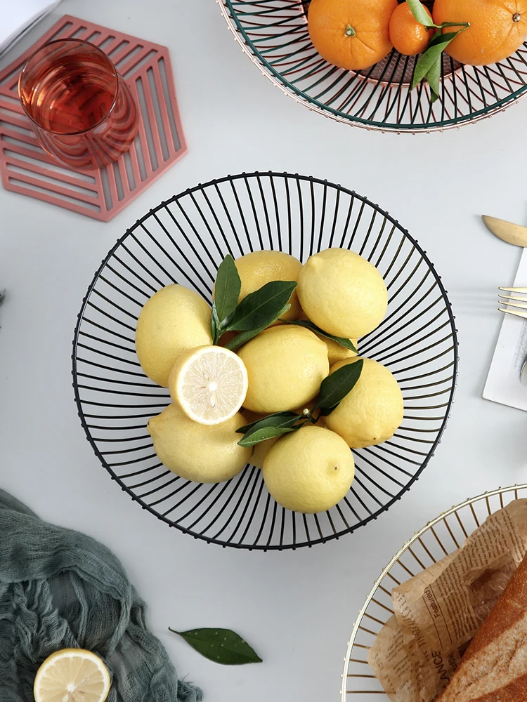 

Nordic Ins Fruit Plate Home Living Room Fruit Basket Creative Storage Fruit Plate Modern Minimalist Fruit Basket Fruit Basket