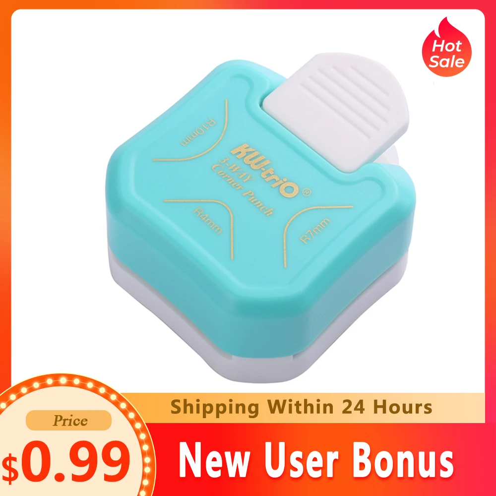 3 в 1 Мини угловой триммер Угловой Инструмент ударный Дырокол R4/R7/R10 мм Круглый для