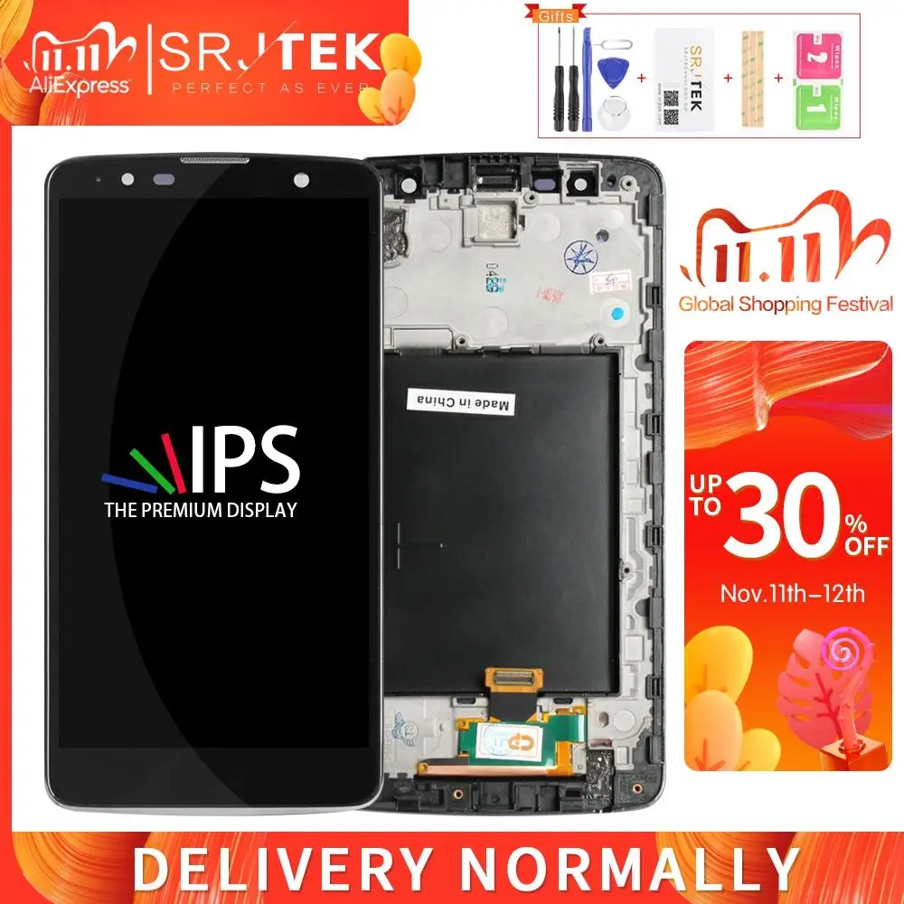 Srjtek 5 7 ''экран для LG Stylus 2 Plus K530 LCD кодирующий преобразователь сенсорного экрана