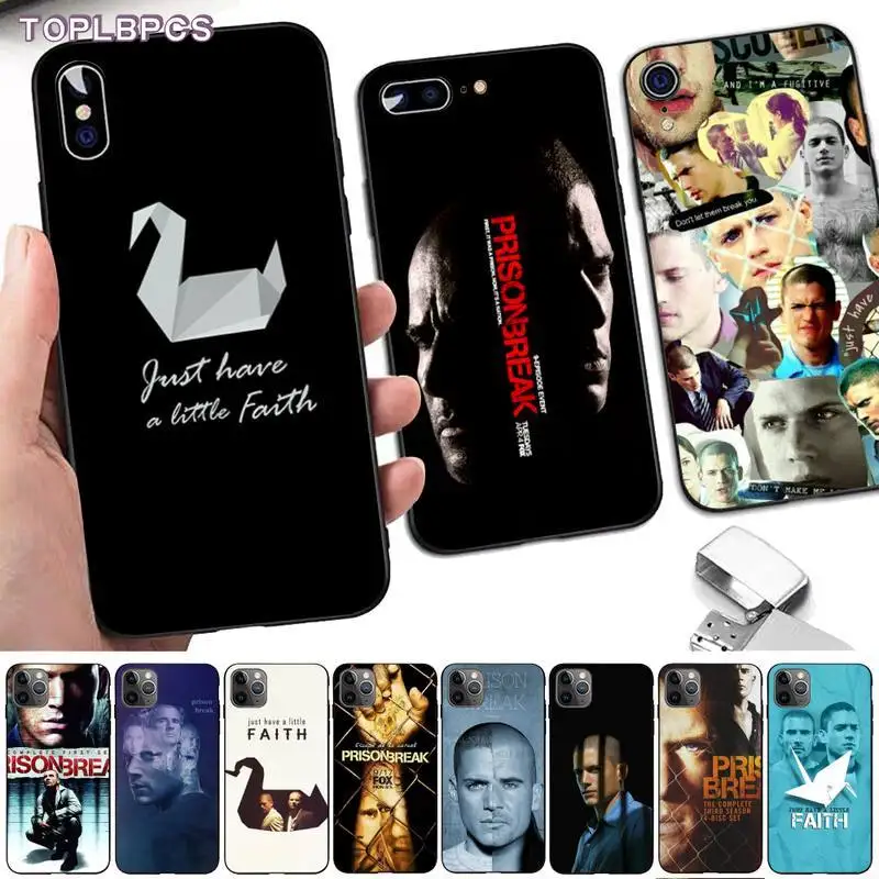 TOPLBPCS Wentworth Miller чехол для телефона в виде побега из тюрьмы iPhone 8 7 6 6S Plus X 5S SE 2020 XR 11 12