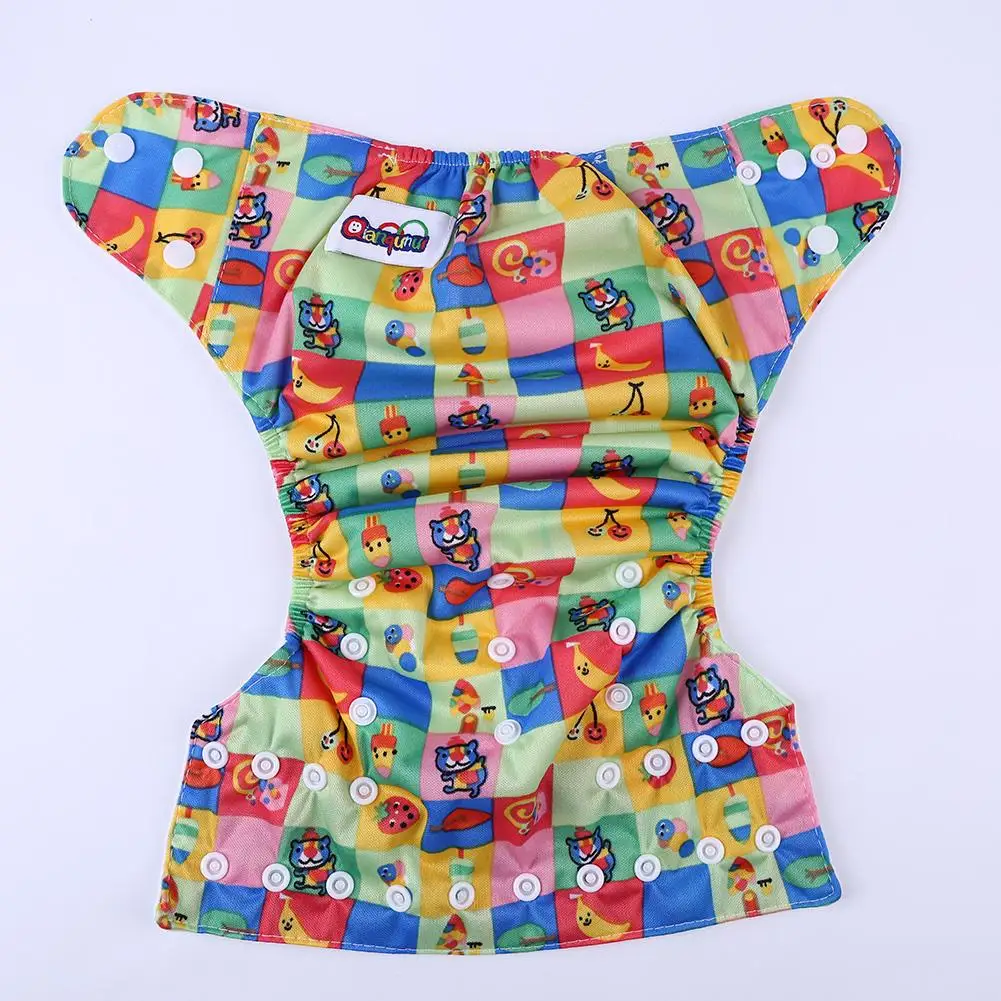 

Cute Baby Diapers Reusable Nappies Cloth Diaper Adjustable Breathable Waterproof Uniform Code Washable Infants Training Pants