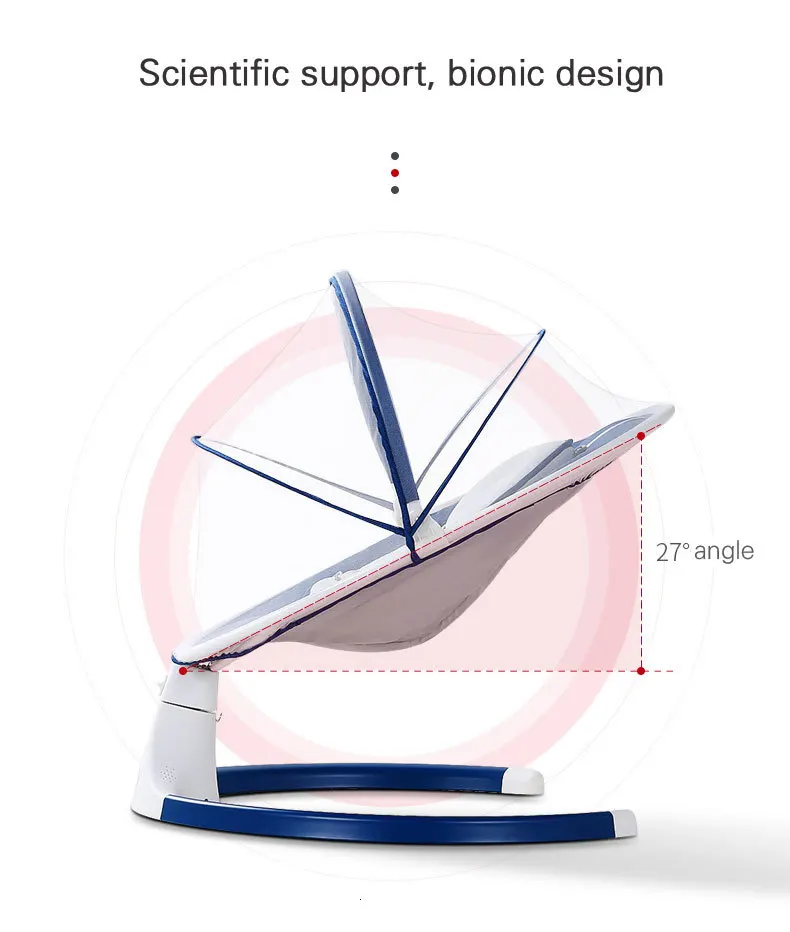 Высокое качество Новорожденный ребенок спящий качели батут качалка