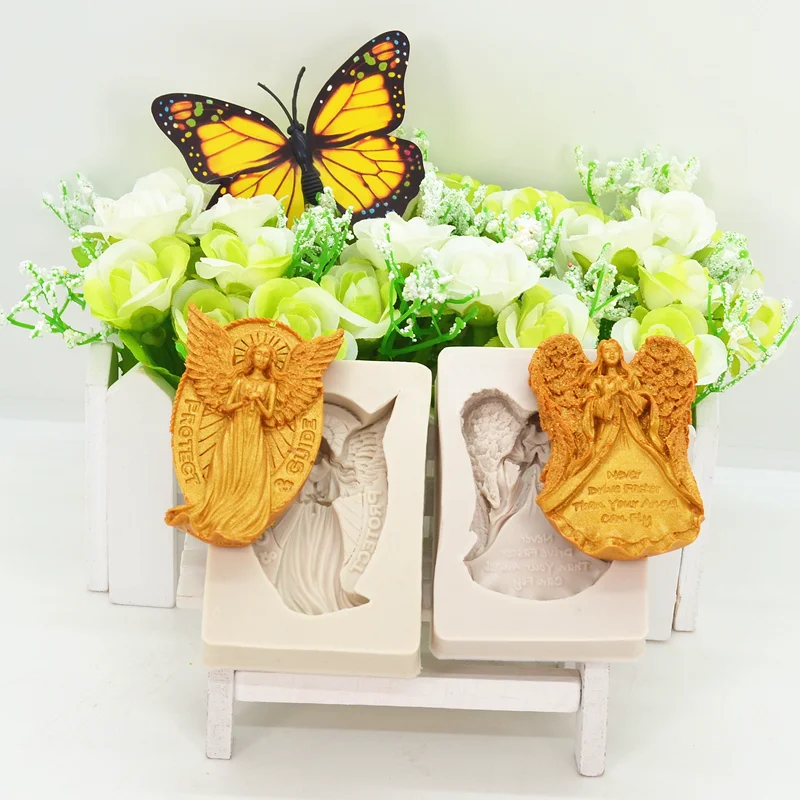 Форма силиконовая для выпечки сделай сам 2 ангела помадные формы торта