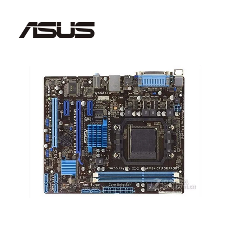 Для ASUS M5A78L M LX PLUS оригинальный б/у настольный компьютер для материнской платы AMD 760G
