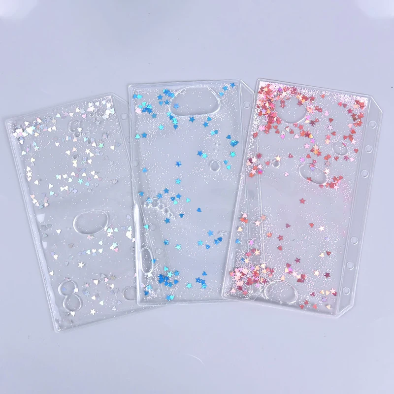 

PVC Transparent File Small Things Keeper for 6 Holes Loose Leaf Spiral Binder ZMONH