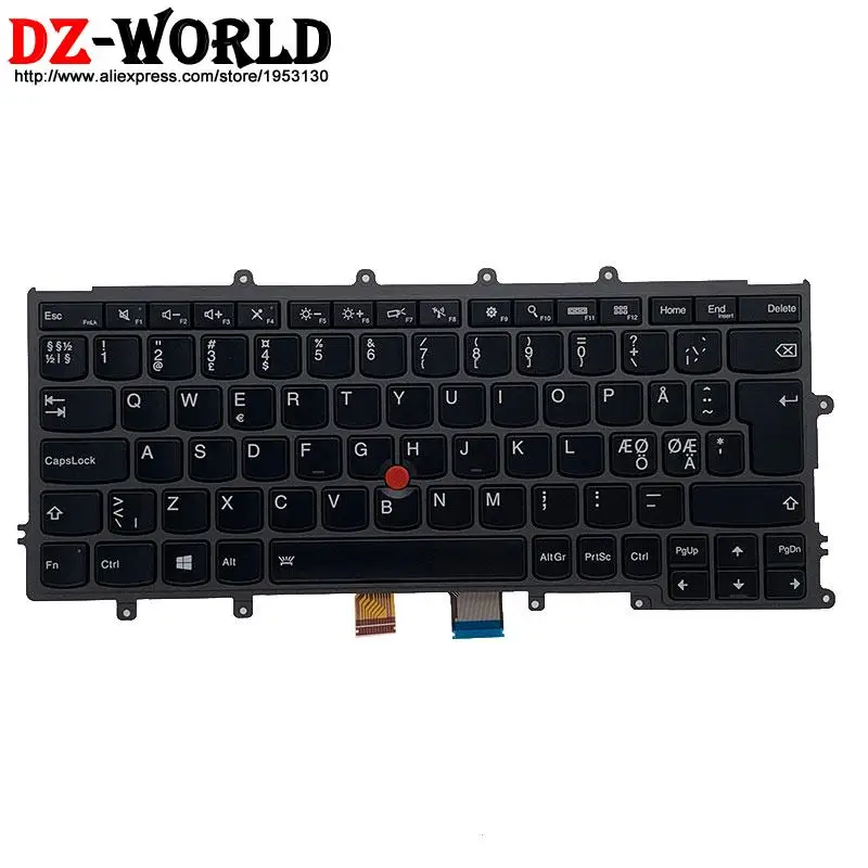 Новая Оригинальная Скандинавская клавиатура с подсветкой для ноутбука Lenovo Thinkpad