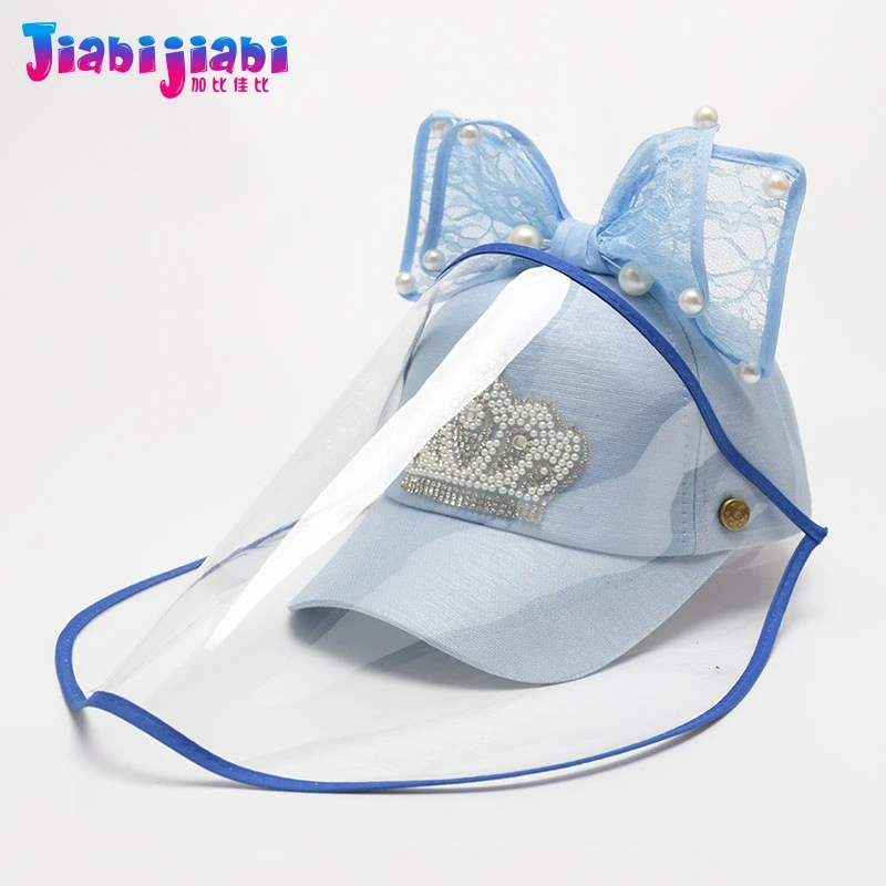 Летняя детская шапка маска для женщин защита от вирусов лица пятен девочек с