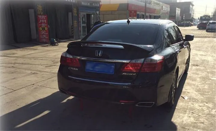 Для Honda Accord Спойлер ABS Материал заднее крыло автомобиля праймер цвет задний