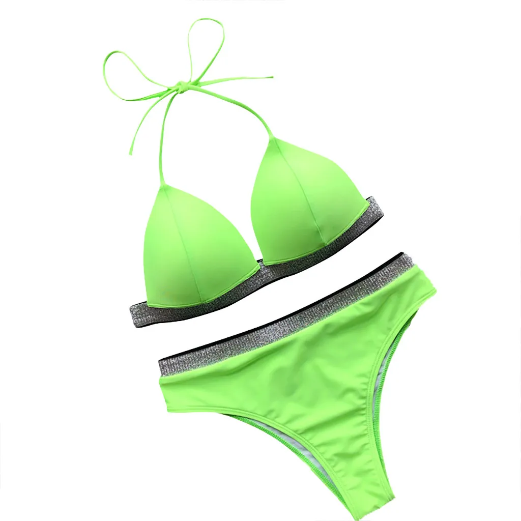 JAYCOSIN женский бюстгальтер из двух частей сексуальный однотонный Леопардовый