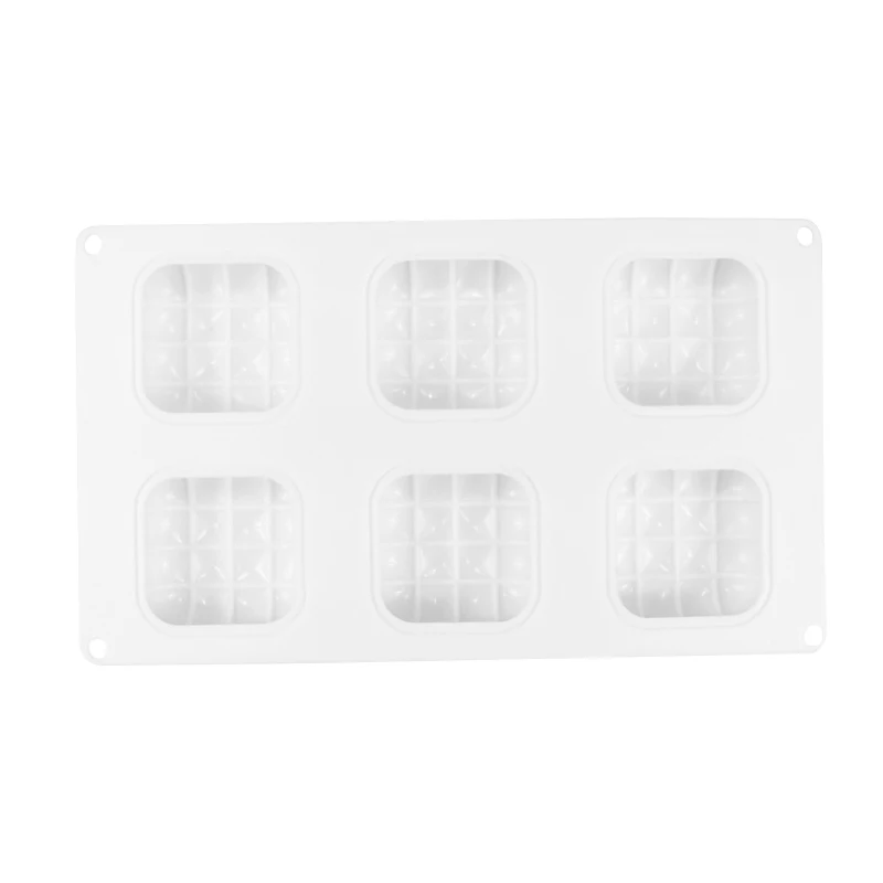 Силиконовые формы в форме подушки 8 полостей инструменты для выпечки шифоновые