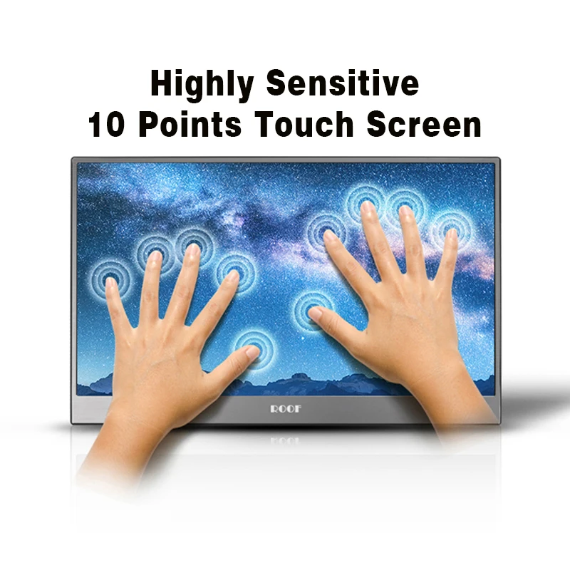 fhd 156 дюймовый сенсорный экран п