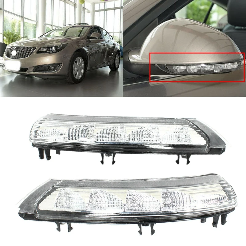 

Car Left & Right LED Rearview Mirror Turn Signal Lights Lamp Car-Styling for Buick Regal 2011-2016