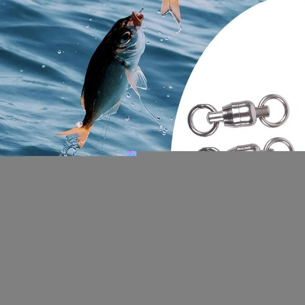 

Набор рыболовных снастей разъем 3 шт. Сталь супер сила двойной сверхпрочный рыболовные мяч для морской B5L2