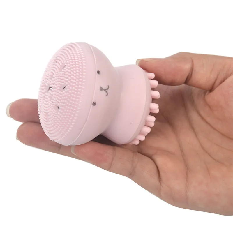 1 шт. мультяшная форма Медузы для очищения лица силиконовая щетка чистки глубокое