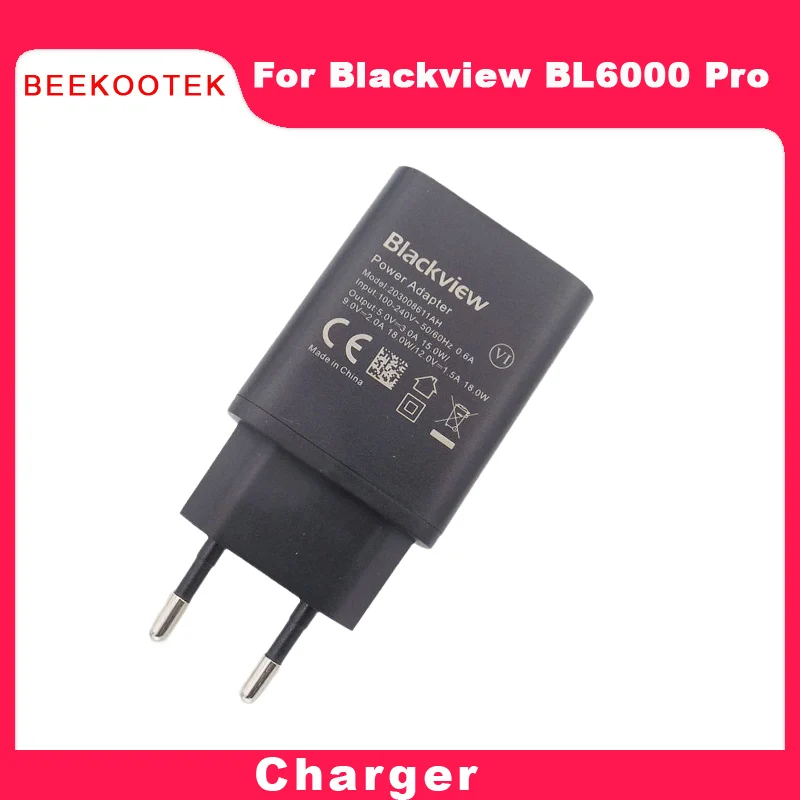 Оригинальный официальный адаптер для быстрой зарядки Blackview BL6000 Pro + USB-кабель