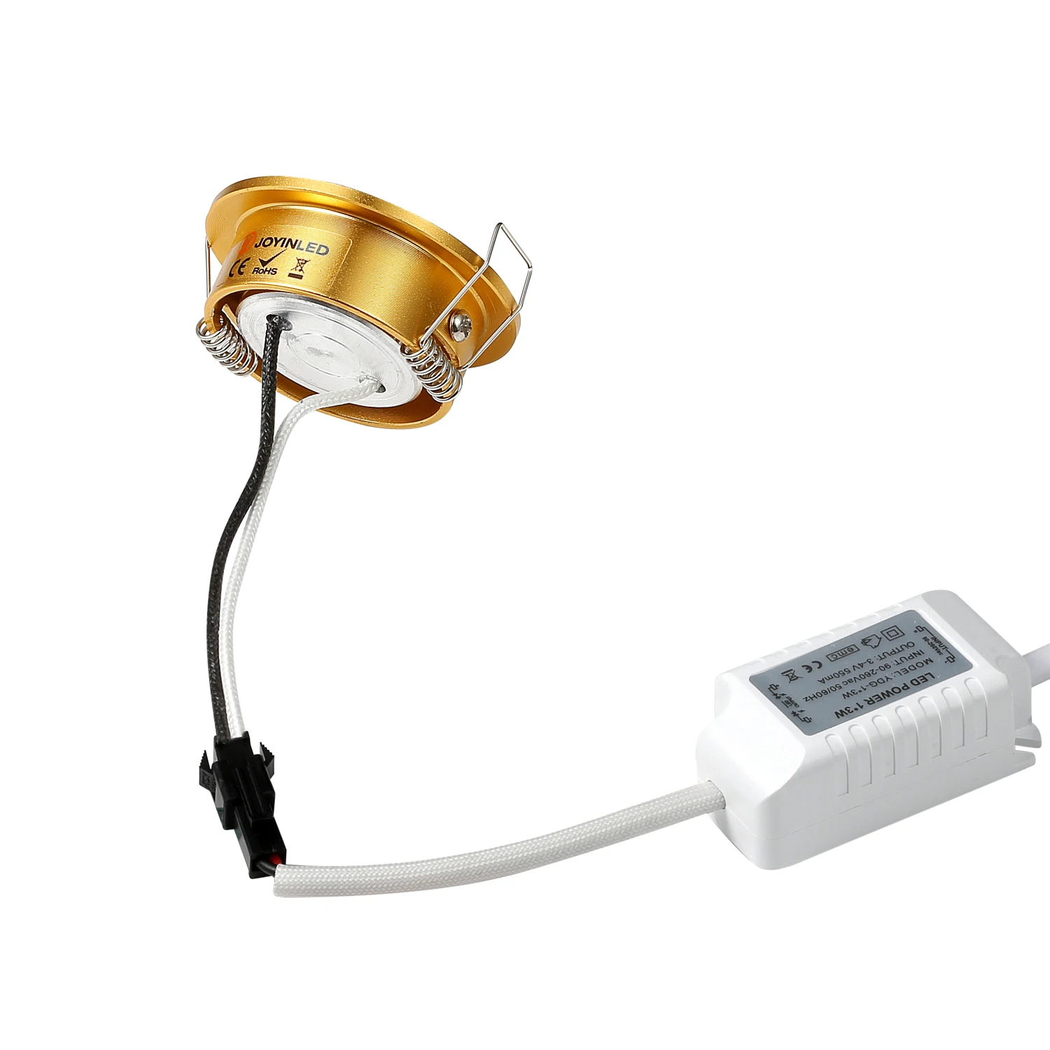 Регулируемая Мини-светодиодная лампа 3 Вт золотистая/Серебристая/белая/черная 10