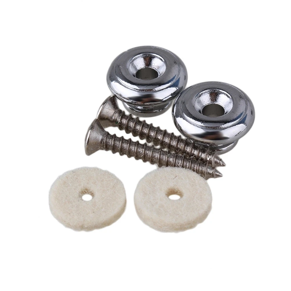 Хромированные медные фиксаторы для гитарных ремней кнопки пряжки дюйма