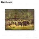 Винтажный постер с изображением медведя картина с танцами Уильяма Холбрука, танцующих медведей