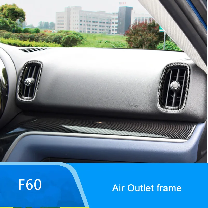 

4 Pcs Car Dashboard Air Conditioning Air Outlet Decoration Sticker For MINI F60 Countryman Car Accessories Interior Styling