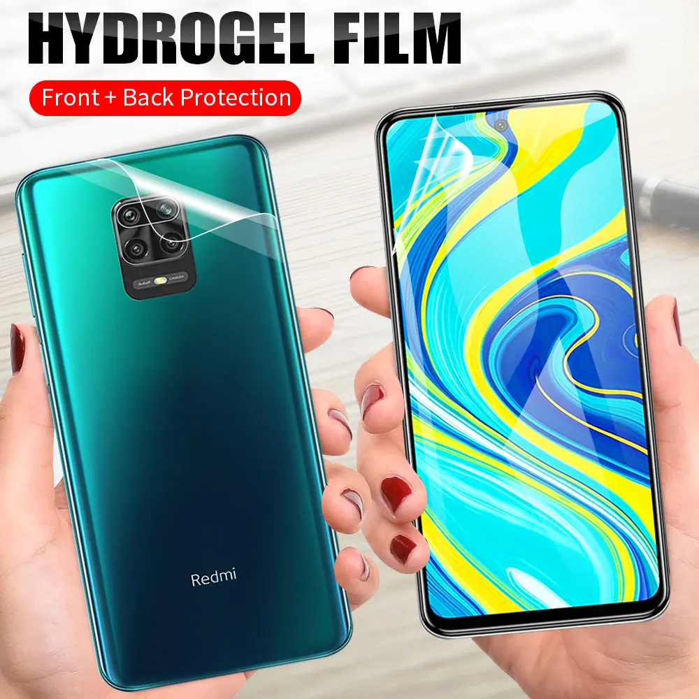 Гидрогелевая Защитная пленка для Xiaomi Redmi K20 Note 9 s 8 8A 8T 7 Mi 10 se 9T Pro 5 Plus|Защитные