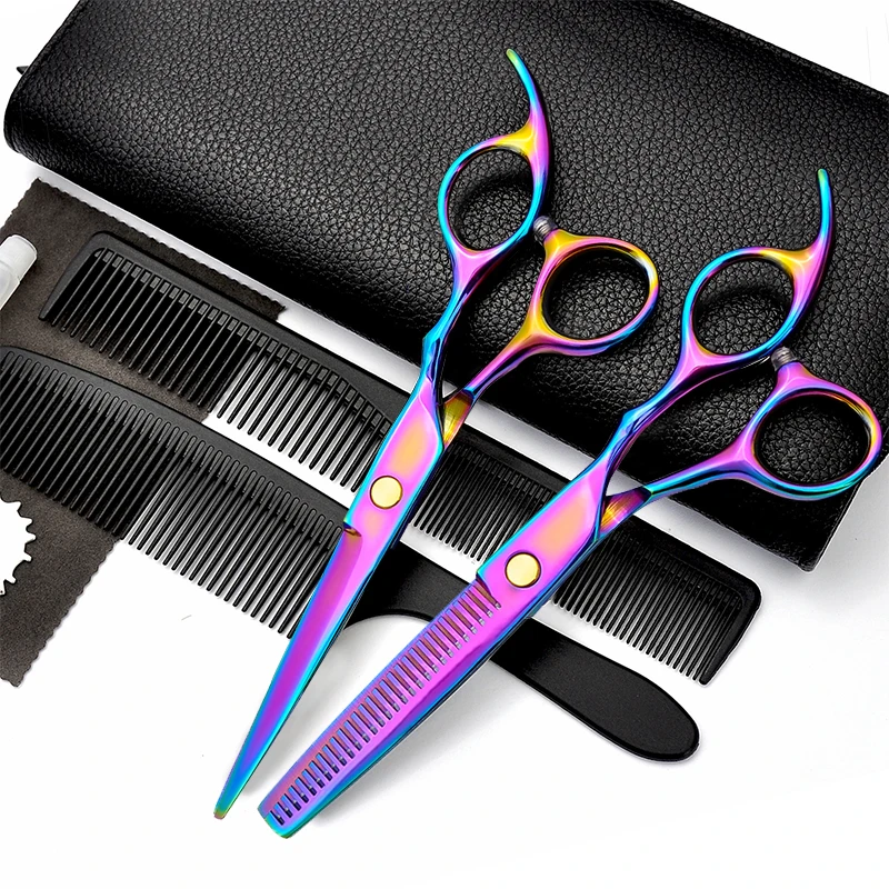 

6.5 inch black New Professional Hairdressers Hair Scissors Barber Big Cutting Scissors Thinning Shears Hair Clipper