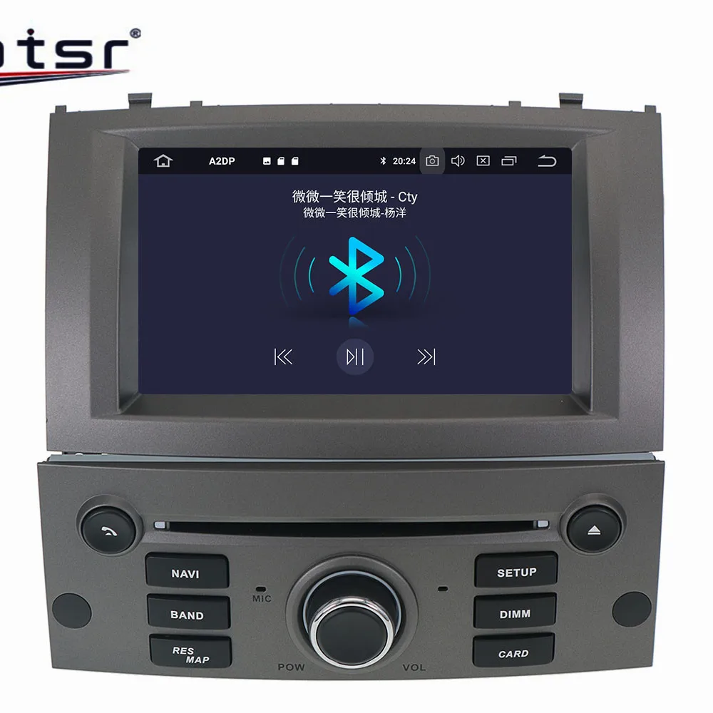 

PX6 Android 10.0 Car Radio Navigation Player GPS Radio Screen For Peugeot 407 2004 -2010 navigator Multimedia Player Free map