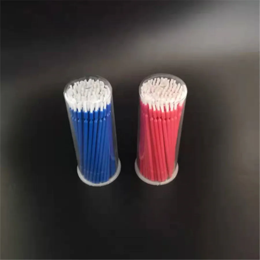 100 шт./лот стоматологические лабораторные длинные одноразовые микроаппликаторы