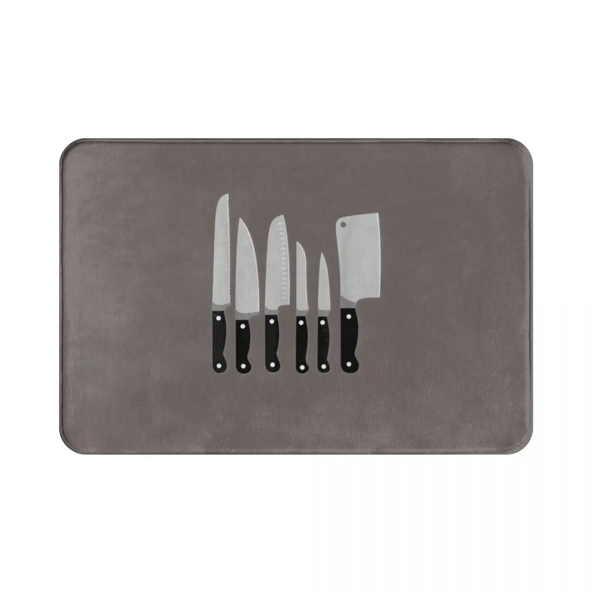 

Набор ножей, кухонные инструменты, полиэстеровый Придверный коврик, коврик для ног, нескользящий абсорбирующий коврик для входа, кухни, спа...