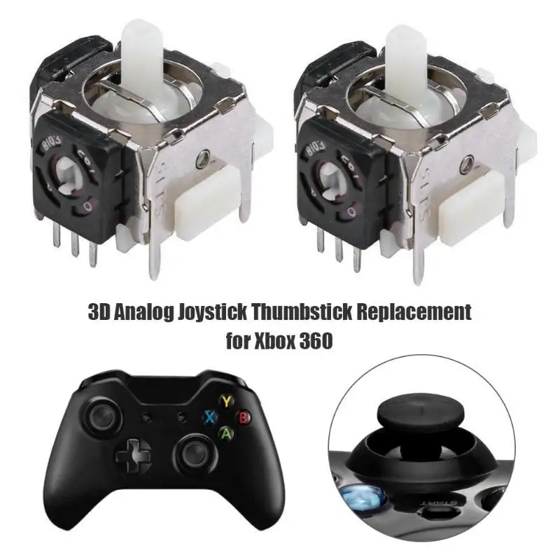 2 шт. аналоговые 3d джойстики для Xbox 360|Джойстики| |