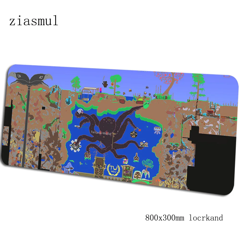 Terraria padmouse 80x30 см, игровой коврик для мыши, большой игровой коврик для мыши, геймерский компьютерный стол, красивый коврик, notbook mousemat pc - Цвет: pattern 8