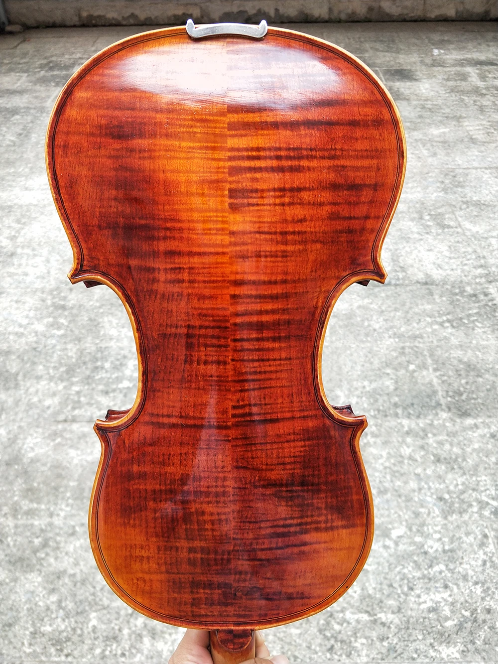 Реальный выстрел высокого качества ручная скрипка из клена 4/4 3/4 массивное дерево натуральный тигр виолино профессиональное музыкальное инструментирование на.