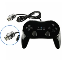 solid color classic wired game controller gaming pro remote gaming controller gamepad joypad for nintendo wii ngc gc console new