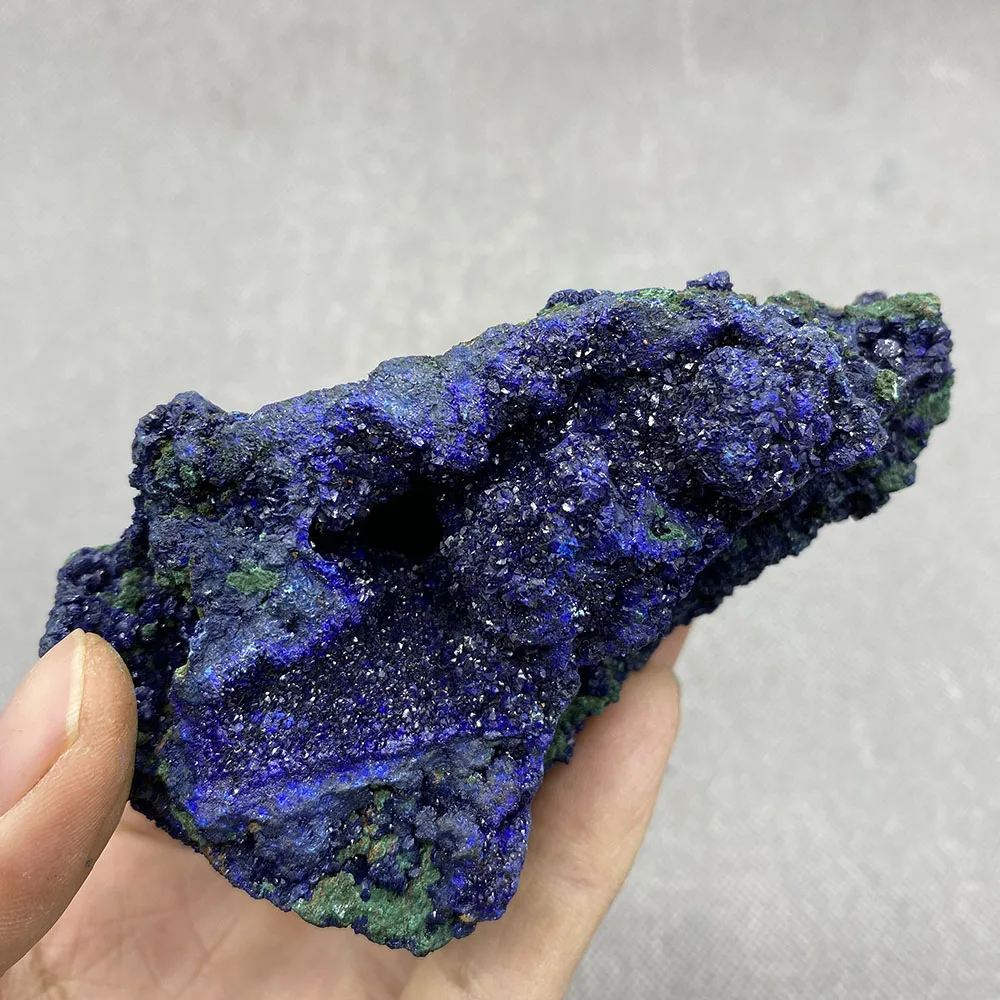 

Natural azurite mineral cristal espécime da província de anhui, china